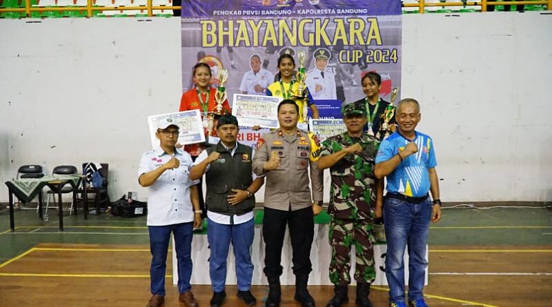 Turnamen Bola Voli Kapolresta Bandung Cup 2024 Resmi Ditutup