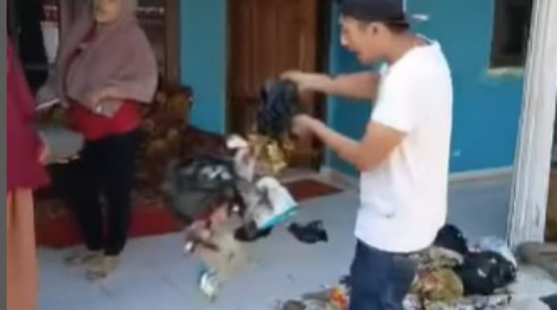 Viral, Warga Berikan Sanksi Sosial dengan Mengembalikan Sampah ke Pemilik Rumah
