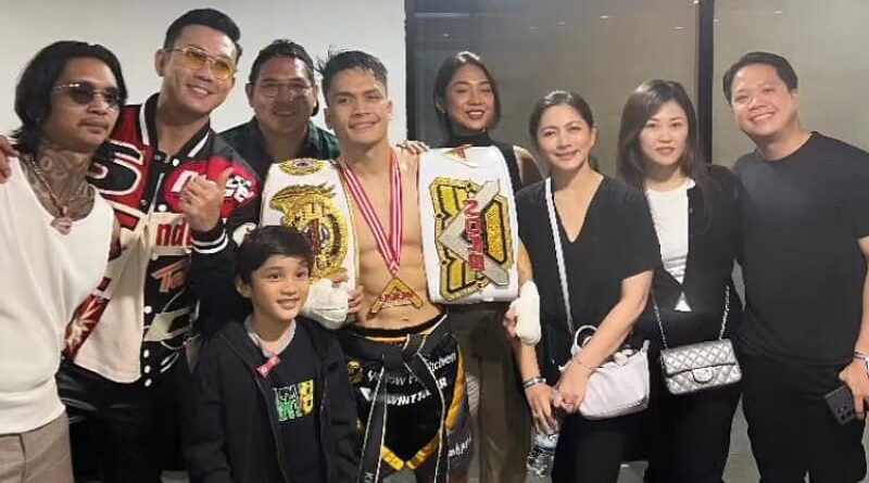 Randy Pangalila Menangkan Duel Kickboxing Melawan Kkajhe di Byon Combat Showbiz Vol.3