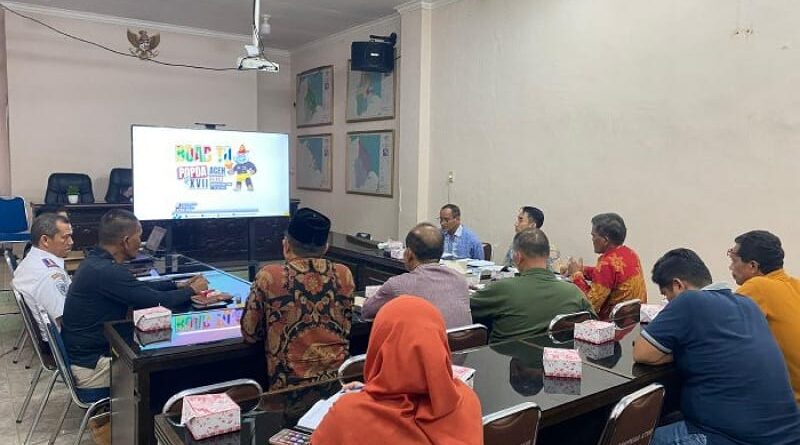 Rapat Pemantapan dan Evaluasi Persiapan POPDA XVII di Aceh Timur