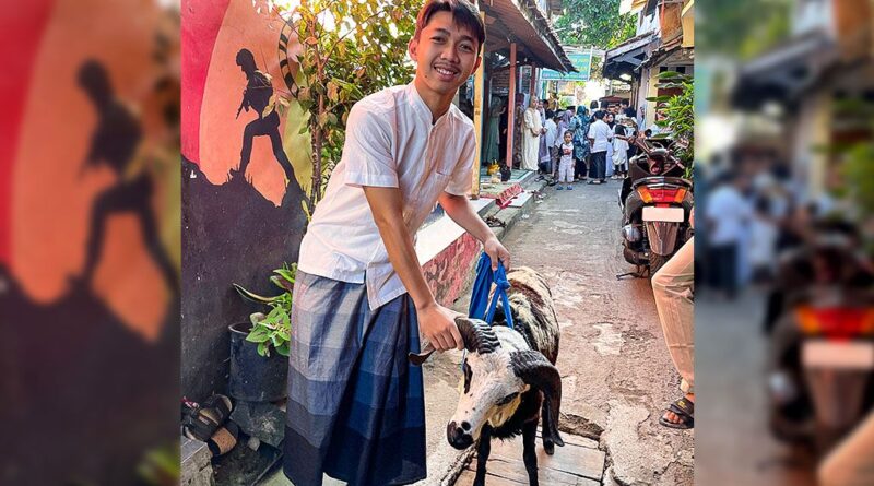 Pemain Muda PERSIB, Adzikry Berkurban Seekor Domba pada Iduladha 1445 H