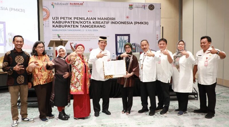 Pj Bupati Tangerang Andi Ony Dorong Produk Anyaman dan Topi Bambu ke Kancah Internasional