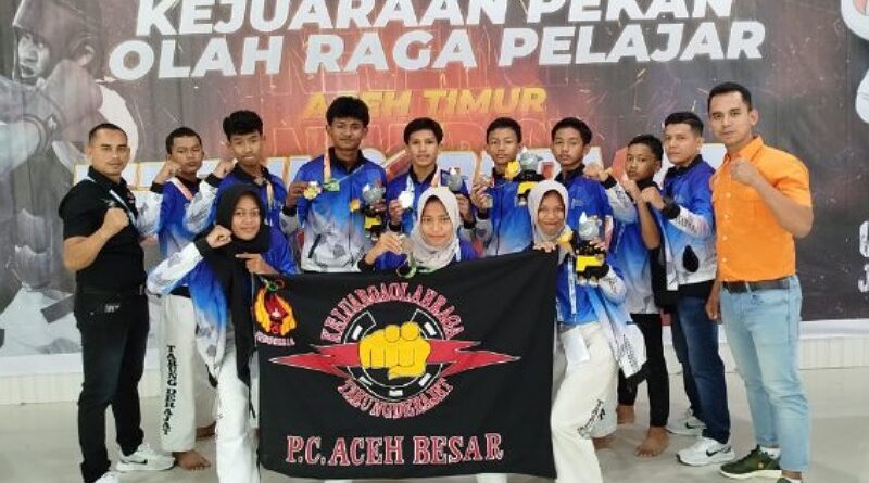 Aceh Besar Raih Prestasi Gemilang di Popda XVII Aceh: Tarung Drajat Jadi Bintang Utama dengan Enam Medali