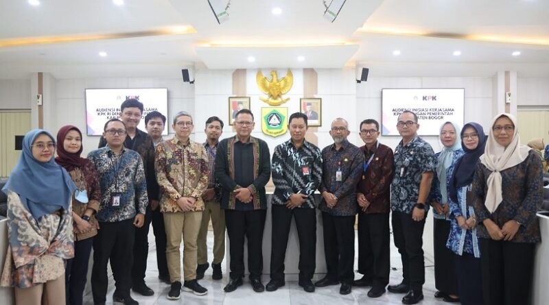 Pj. Bupati Bogor dan KPK Bersinergi Wujudkan Pemerintahan Bersih dan Transparan