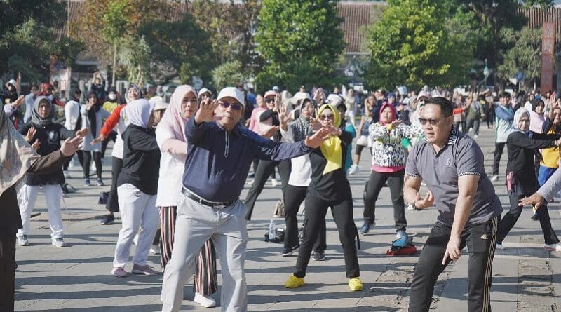 Antusiasme Masyarakat Sumedang Sambut Kembalinya Car Free Day Setelah Empat Tahun Vakum
