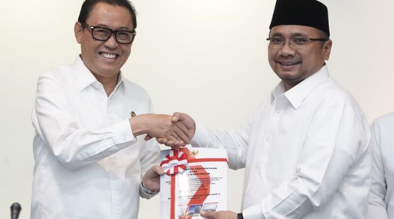 Kementerian Agama Raih Opini WTP untuk Ketiga Kalinya, Bukti Keberhasilan Good Governance Gus Men Yaqut