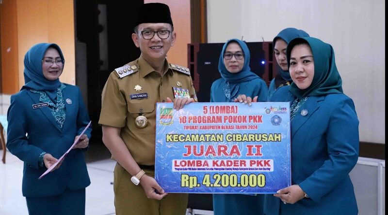 Pengukuhan Ketua TP PKK Desa dan Bunda PAAREDI di Kabupaten Bekasi: Langkah Strategis Memperkuat Kesejahteraan Keluarga dan Pemberdayaan Ekonomi
