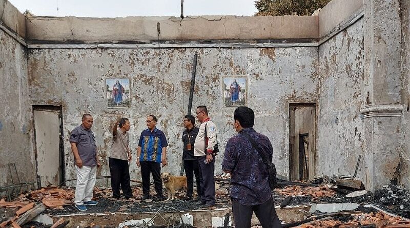 Kebakaran di Gereja Sidang Tuhan Agape Cisalak Depok, Kementerian Agama Prioritaskan Rehabilitasi