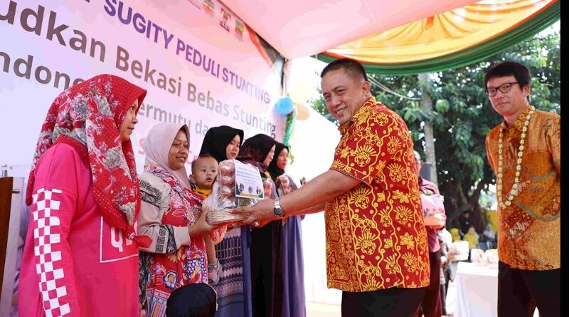 Sekda Bekasi Dedy Supriyadi Apresiasi Program Sugity Peduli Stunting untuk Generasi Emas 2045