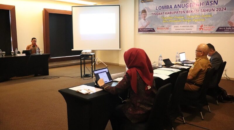 47 ASN Bekasi Berlomba Inovasi dalam Anugerah ASN 2024 di Hotel Primebiz