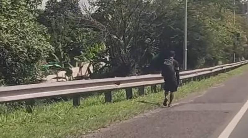 Pilu, Tak Kunjung di Bayar Upahnya Seorang Kuli Bangunan Nekat Kabur Jalan Kaki Melewati Tol Selama 2 Hari