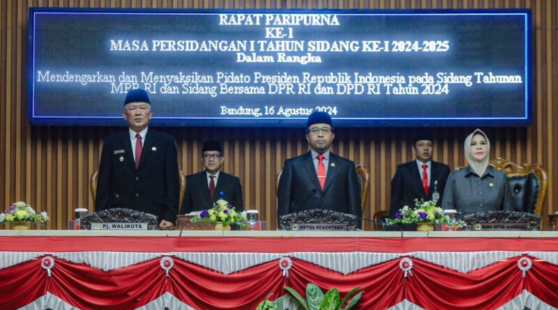 Pidato Kenegaraan Presiden RI Warnai Rapat Forkopimda Kota Bandung untuk HUT ke-79 Kemerdekaan RI