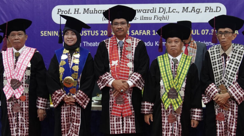 STAIN Majene Resmi Miliki Tiga Guru Besar Pertama Sejak Berdiri
