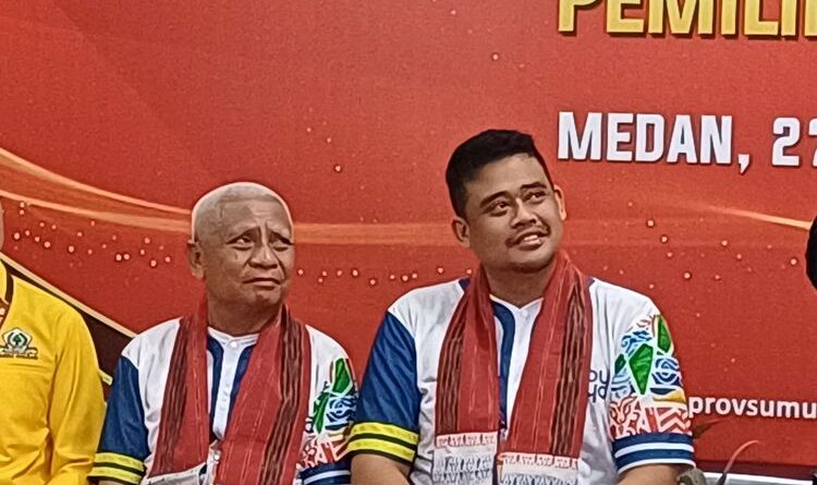 Bobby Nasution dan Surya Resmi Daftar sebagai Calon Gubernur dan Wakil Gubernur Sumut ke KPU