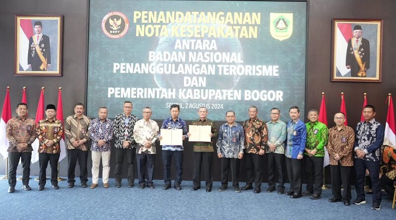 Pemkab Bogor dan BNPT Bersinergi Cegah Terorisme: Nota Kesepakatan Ditandatangani
