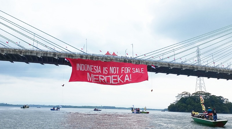 “Indonesia is Not For Sale”, Seruan Masyarakat Sipil dan Korban IKN di HUT RI ke-79