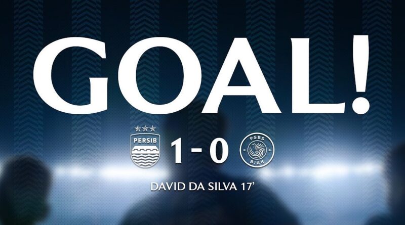 Sontekan David da Silva Buka Gol Pertama: PERSIB Unggul di Awal Laga