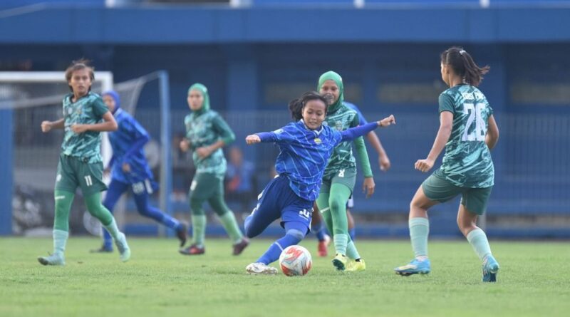 Akademi PERSIB Putri Tahan Imbang Tim Sepakbola Putri Sumatera Utara dalam Uji Tanding