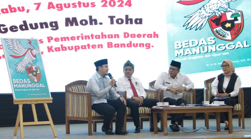 Latar Belakang Buku Bedas Manunggal, Bupati Bandung Sebut Kolaborasi Pancasila, Al-Qur’an dan Budaya
