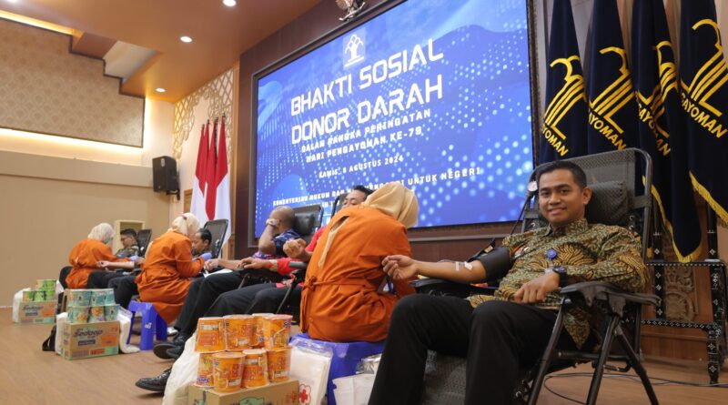 Kemenkumham Jatim Peduli & Berbagi Peringati Hari Lahir