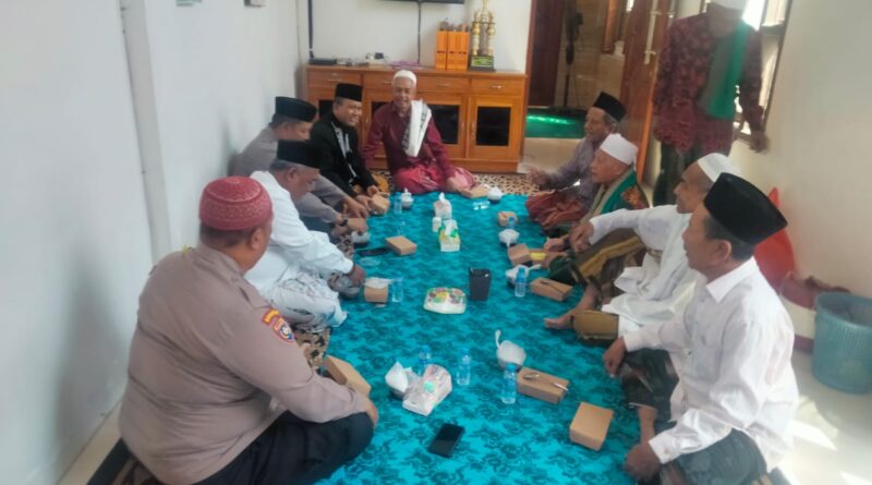 Pesan Kamtibmas Kapolsek Tulangan di Masjid Nurul Huda