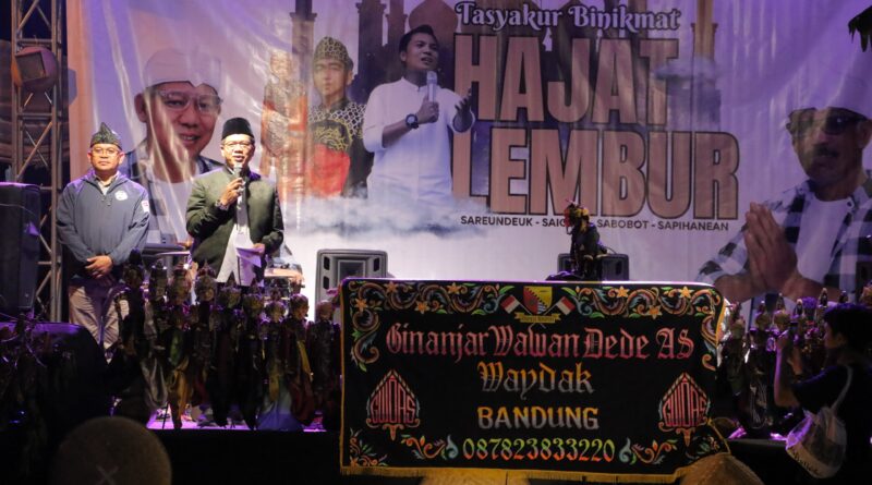Kang DS Berharap Hajat Lembur Bisa Meningkatkan Partisipasi dan Percepatan Peningkatan Ekonomi Masyarakat