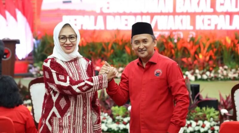 Airin Rachmi Diany dan Ade Sumardi Mendaftar ke KPU untuk Pilgub Banten