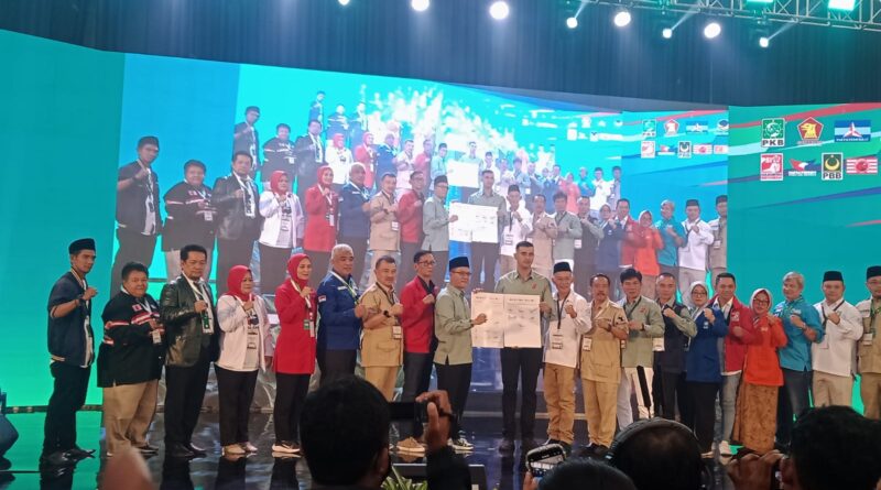 Bedas Lanjutkan Menggema di Acara Deklarasi Paslon Bupati dan Wabup Bandung, Dadang Supriatna-Ali Syakieb