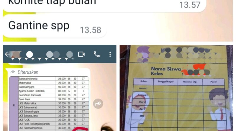 Dugaan Pungli di SDN 3 Jetis Lamongan: Ratusan Siswa Terbebani Biaya Tak Resmi