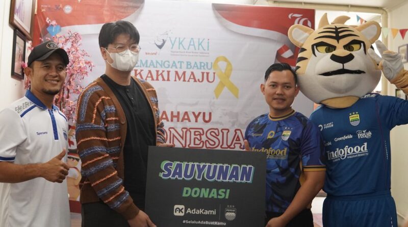 PERSIB dan AdaKami Gelar Kegiatan Sosial “Sauyunan” di Yayasan Kasih Anak Kanker Indonesia