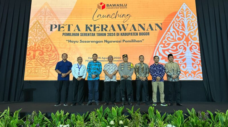 Pemkab Bogor dan Bawaslu Kabupaten Bogor Luncurkan Peta Kerawanan Pilkada 2024