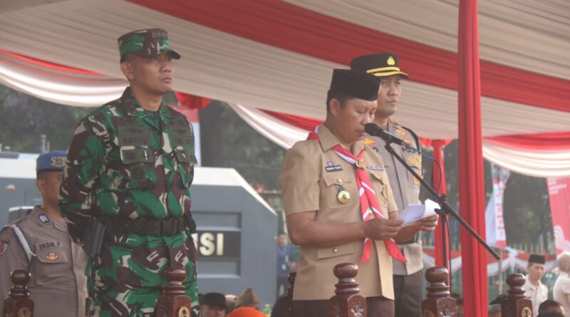 Bupati Bogor Pimpin Apel Gelar Pasukan Operasi Mantap Praja Lodaya 2024 untuk Pengamanan Pilkada Serentak