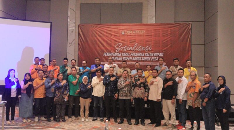 KPUD Kabupaten Bogor dan Pemkab Bogor Kolaborasi Sosialisasi Pendaftaran Pilkada 2024