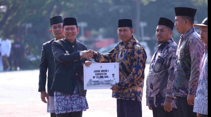 Pemkab Bekasi Umumkan Juara Lomba Kampung Bersih Makin Berani 2024