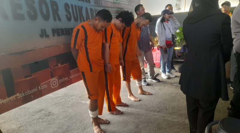 Komplotan Begal Bergolok Diringkus di Sukabumi, 2 Pelaku Diterjang Timah Panas