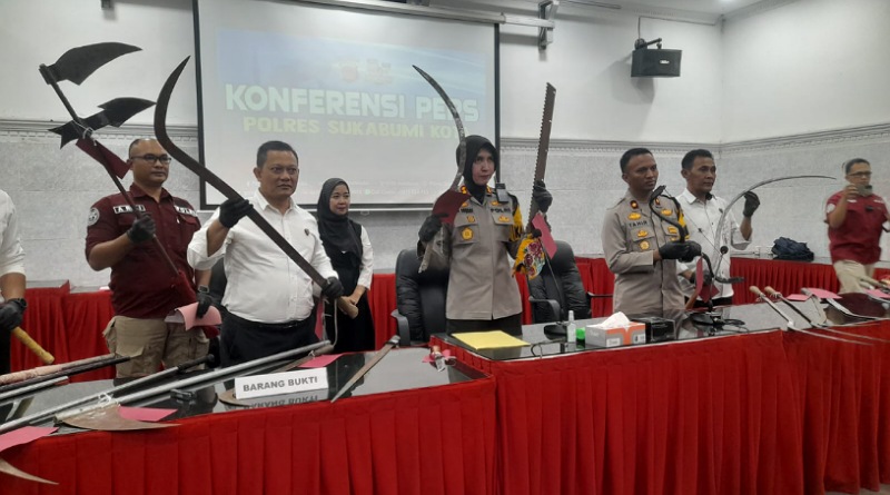 Beli Online dan Dibuat Sendiri, Kata Polisi Soal Sajam Milik Berandalan Bermotor di Sukabumi