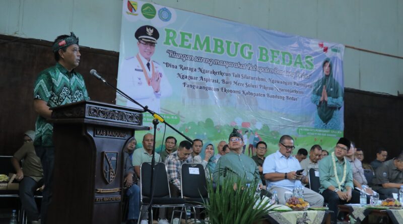 Dadang Supriatna: Presiden Sudah Konsen Buat Embung-embung di Kabupaten Bandung