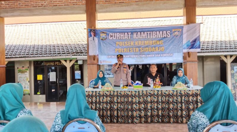 Polsek Krembung Ajak Masyarakat Jadi Polisi Bagi Diri Sendiri