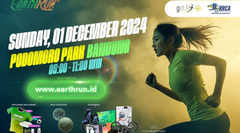 Mandatalam Earth Run 2024: Lari Menuju Bumi yang Hijau – “Run For To Earth” di Podomoro Park, Bandung