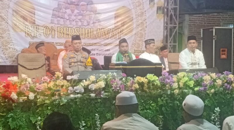 Kapolsek Krembung Ajak Warga Jadi Polisi Bagi Diri Sendiri