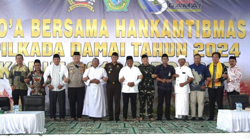 Doa Bersama Kodim 0816 Sidoarjo, Sinergi Wujudkan Pilkada Aman dan Damai