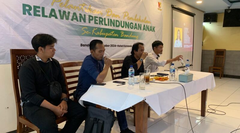 Puluhan Relawan Perlindungan Anak Resmi Dibentuk dan Dikukuhkan KPAD Kab. Bandung