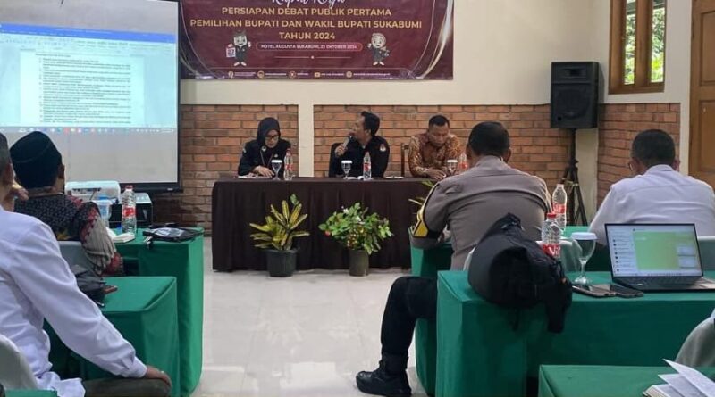 KPU Siap Gelar Debat Perdana Calon Bupati-Wakil Bupati Sukabumi, Temanya Terkait Kesejahteraan