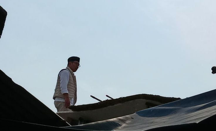 Ridwan Kamil Tinjau Tanggul Laut di Kampung Luar Batang Jakarta Utara