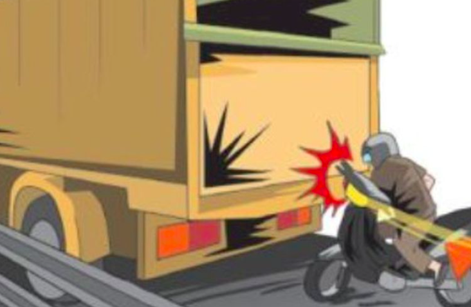Pemotor Bonceng Tiga di Bogor Hantam Pikap 1 Orang Tewas