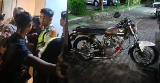 Polsek Driyorejo Amankan Pelaku Curanmor Bonyok Di Hajar Massa