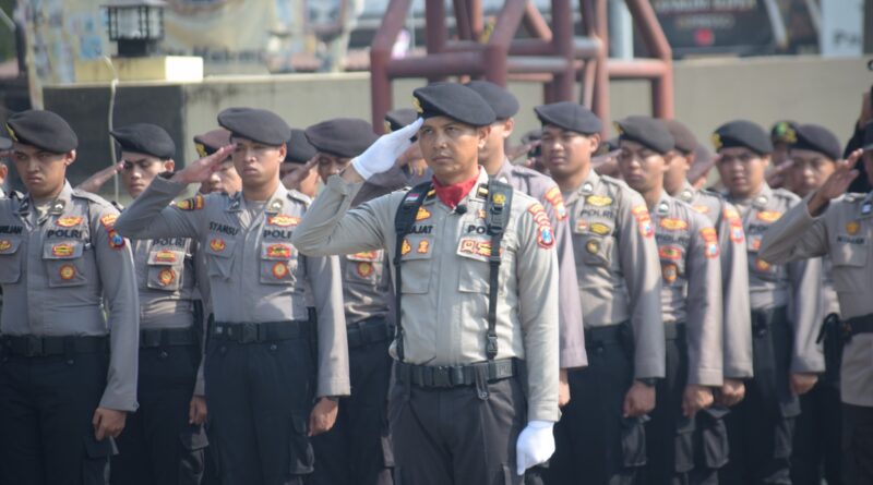 Wakapolresta Sidoarjo Pimpin Upacara Hari Kesaktian Pancasila