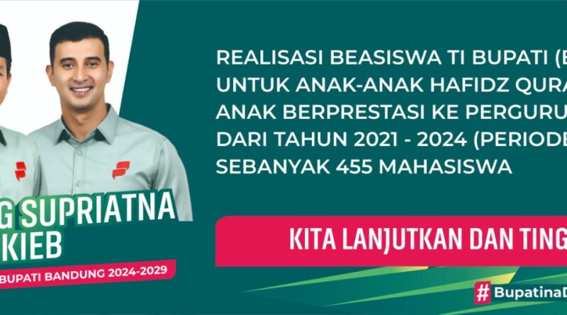 Program Besti Langkah Tepat Kang DS Memberikan Peluang Pendidikan Kepada Anak-anak Hafidz Qur’an dan Berprestasi