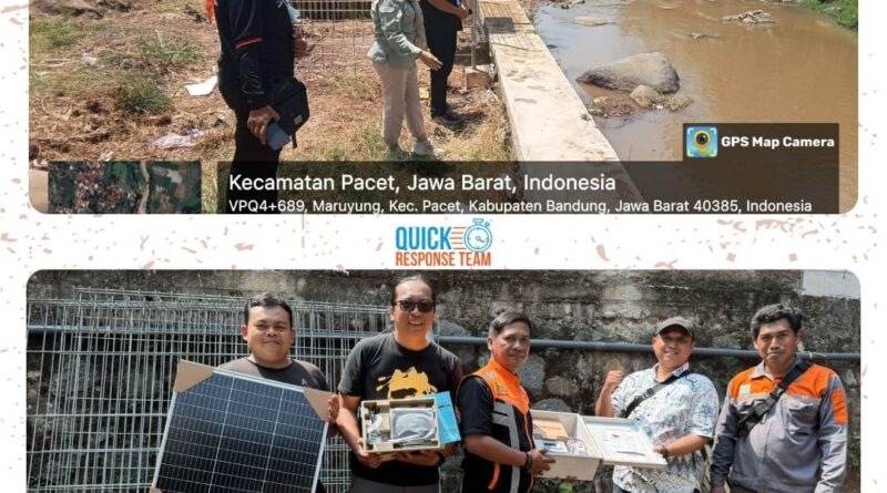 Pantau Debit Air Sungai, BPBD Kabupaten Bandung Pasang Alat Peringatan Dini Banjir di Enam Titik Sungai