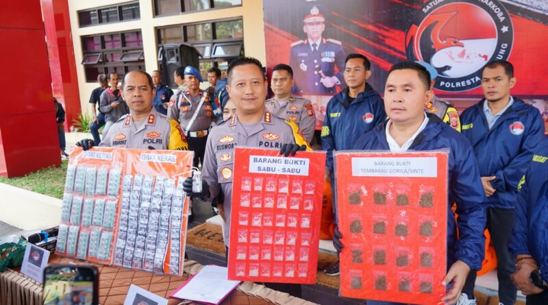 Menindaklanjuti Arahan Presiden, 20 Tersangka Pengedar Narkoba Berhasil Dibekuk Polresta Bandung